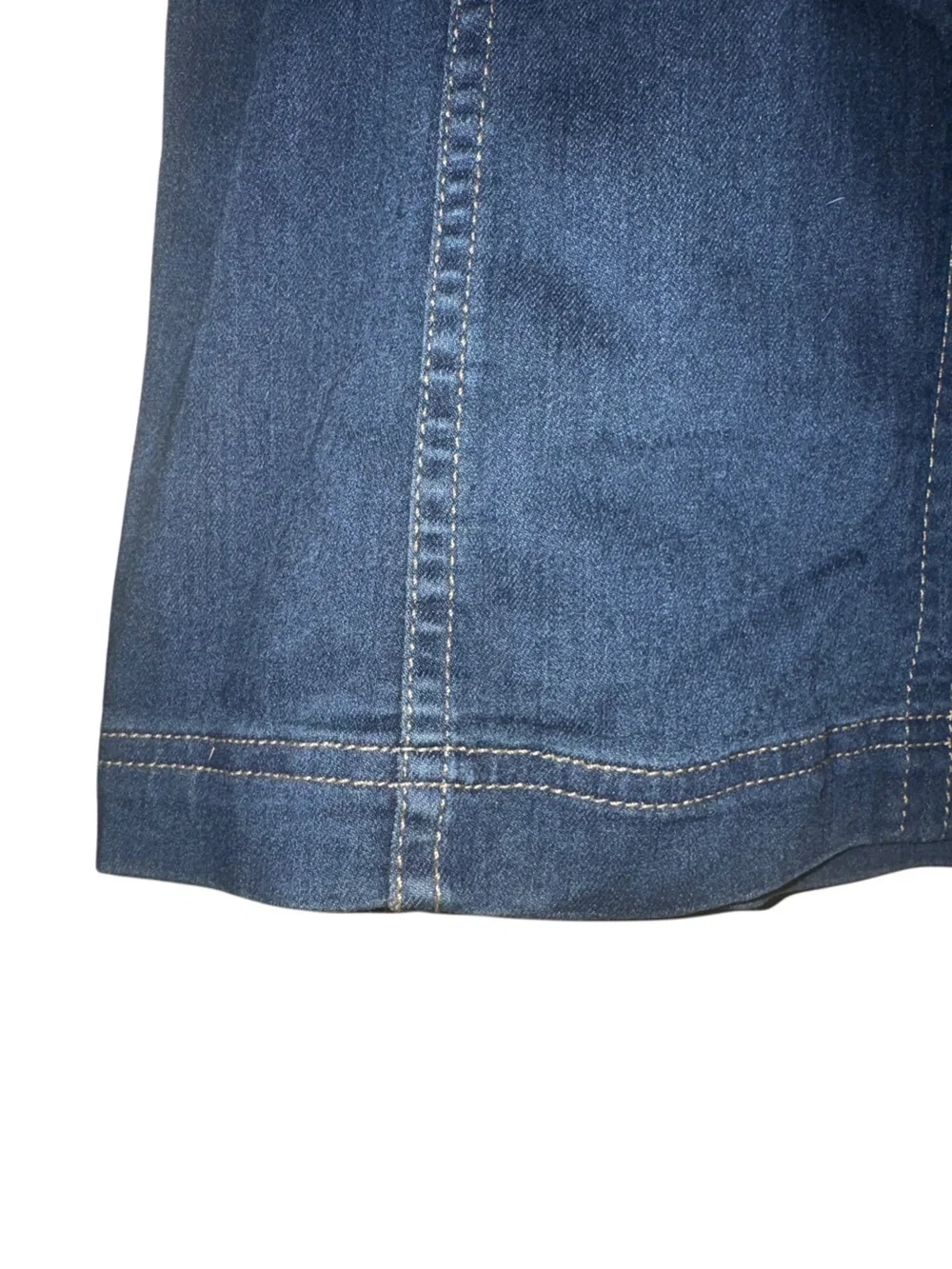 Free People Modern Femme Dark Wash Stretch Denim Skirt